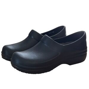 Crocs Neria Pro II Clog Women Size 8 Black Slip Resistant Work Shoe Professional